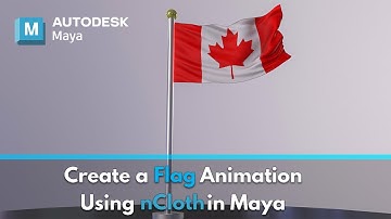 Bring Your Flag to Life: Dynamic NCloth Animation in Maya | Maya Ncloth flag