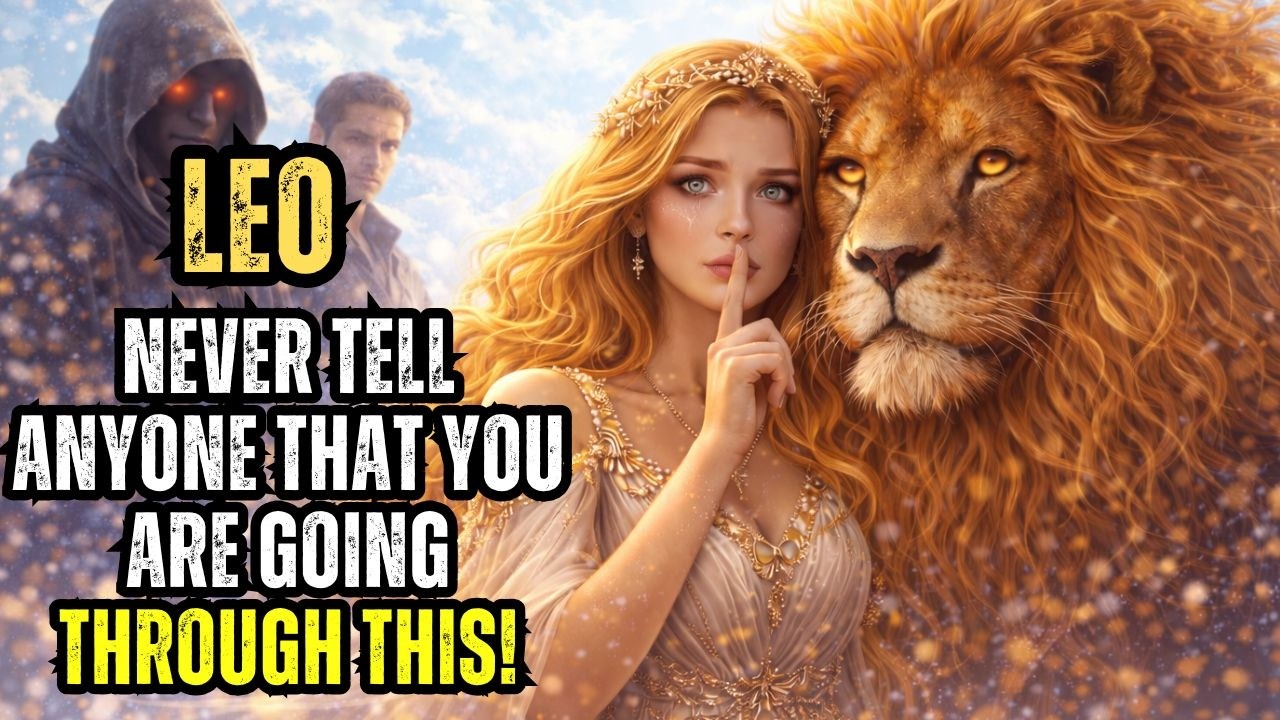 LEO — NEVER TELL ANYONE THAT YOU ARE GOING THROUGH THIS!