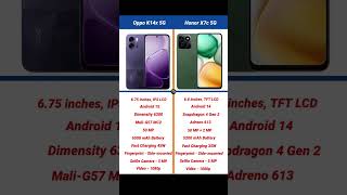 Oppo K14x VS Honor X7c 5G Review & Comparison #smartphone #tech #mobilephone #oppo #honor #gadgets