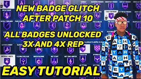 NEW INSTANT ALL BADGES AND 4X REP GLITCH ON NBA 2K20 AFTER PATCH 10! UNLOCK ALL BADGES IN ONE DAY!