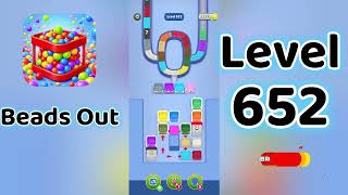 Beads Out Level 652 Walkthrough 🧩✨ | Tricky Bead Puzzle Solution | Go Answer