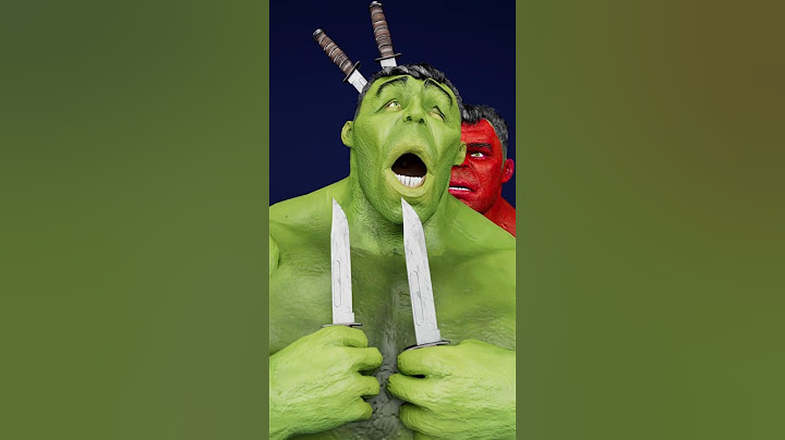 green hulk VS red hulk..!😱 #shorts