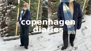 copenhagen diaries | decorating for christmas, winter outfit & holiday glam