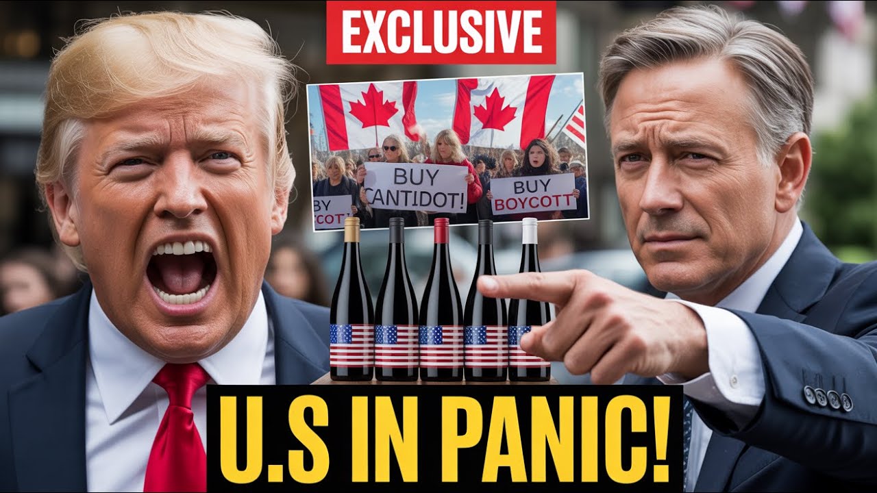 Trump FURIOUS as Canada Bans U.S. Whiskey – \$500M Boycott Shocks America!