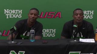 North Texas Fb Terian Goree And Jeffrey Wilson - Post Smu Comments