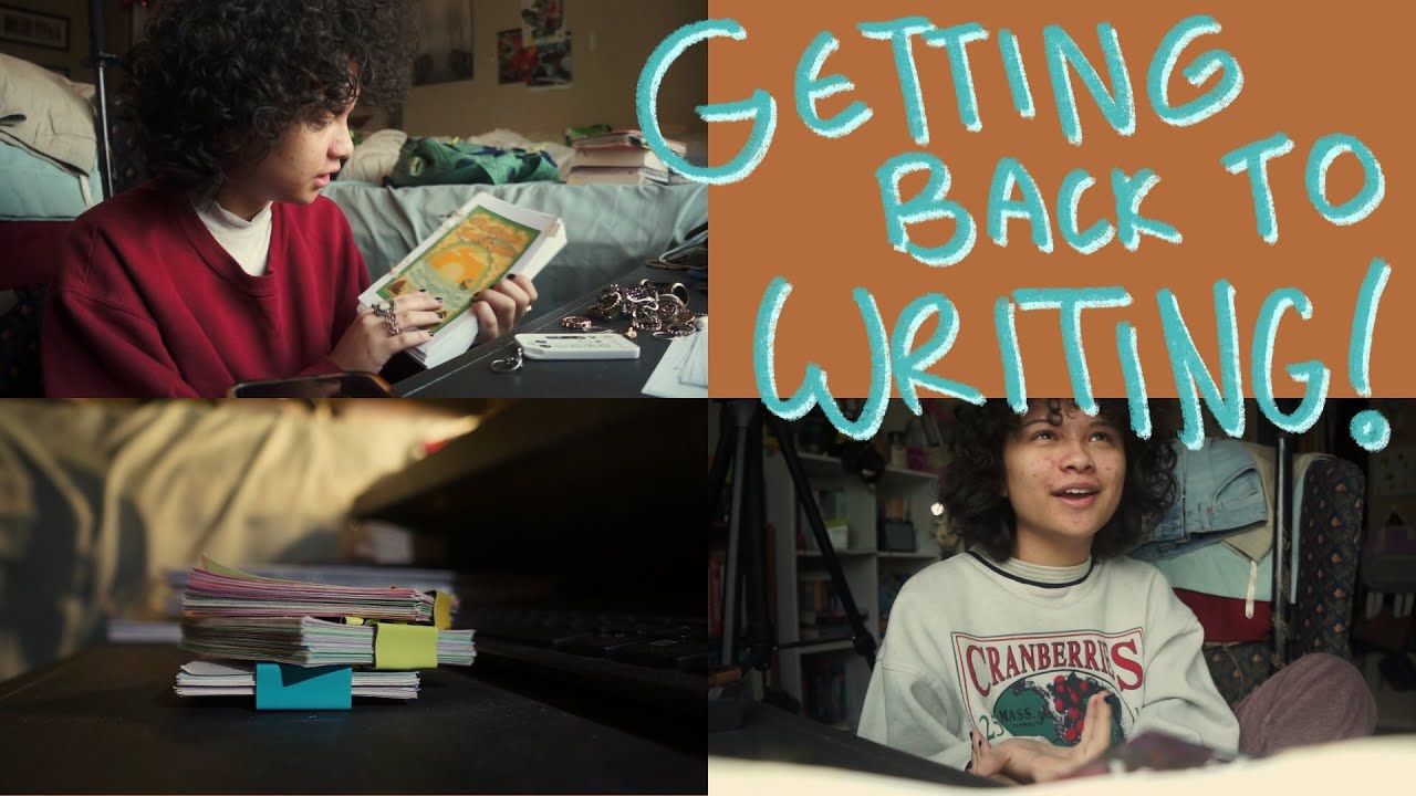 getting back into writing and moving forward // writing vlog! - YouTube