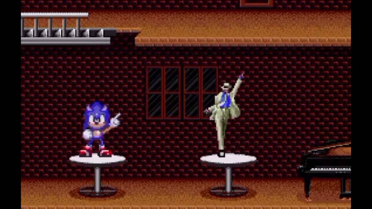 Michael & Sonic - Smooth Criminal (Sega)