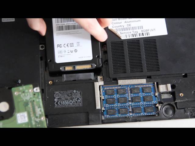 Dell Inspiron 7520 - SSD / RAM Update - YouTube