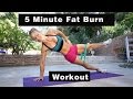 5 Minute Fat Burning Workout #123 - UPPER BODY &amp; ABS