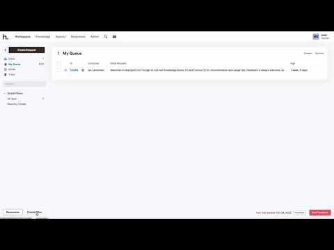 HelpSpot 5 - Navigation Overview