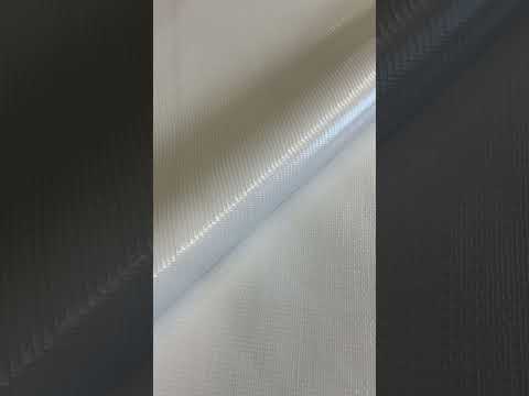 Video of White Tarpauline Fabric | Industrial PVC 3 ply Vinyl | Outdoor Tarps / Covers | Waterproof | 62" Wide | By the Yard