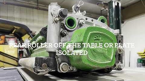 John Deere QA5 Reel Adjustments