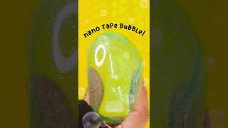 DIY 🟢 green Nano Tape Bubbles #nanotape #nanotapebubble