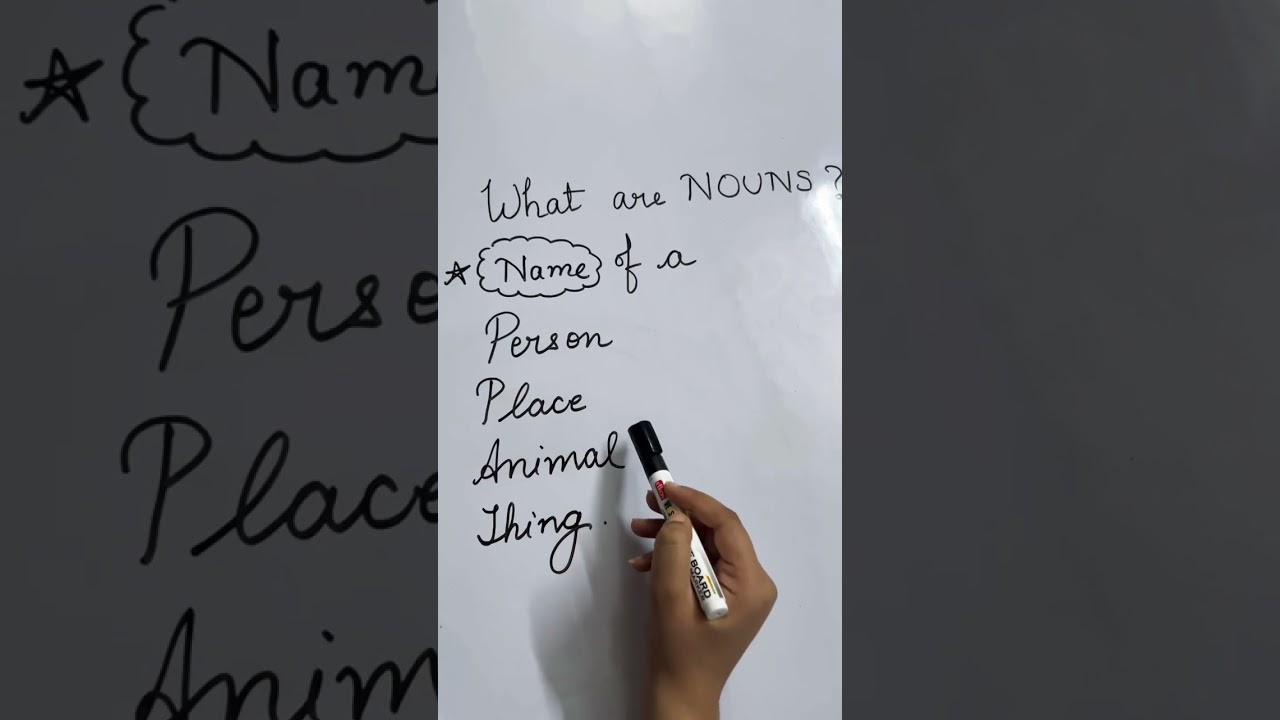 What are nouns? shorts kidslearningvideos noun english 
