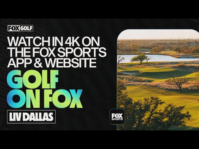 Join us LIVE for Hole #1 Coverage at the final round of #LIVGolf Dallas! ⛳️ FOX SPORTS