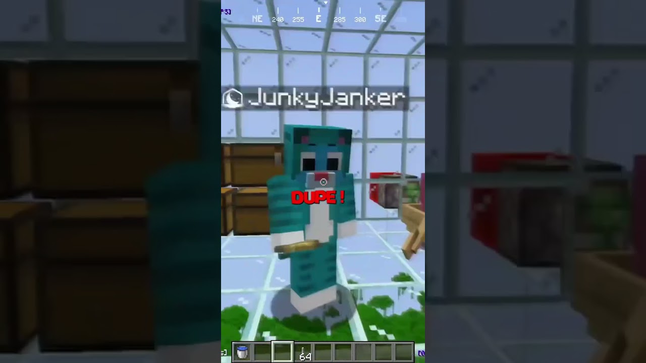 Trolling a NOOB on my Minecraft Server… #shorts