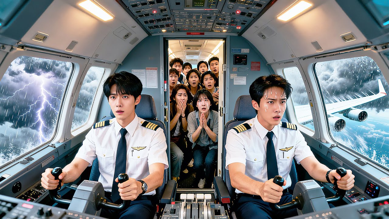 Plane was falling! A top pilot crossed the storm, risking all to save every soul onboard!