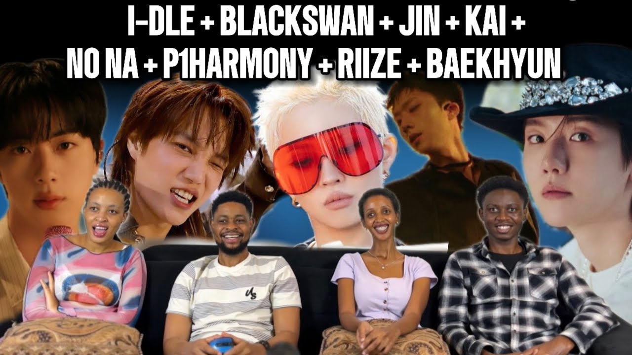 Our Reaction to New K-pop Releases | I-DLE , BLACKSWAN, JIN, KAI, NO NA, P1Harmony, RIIZE, BAEKHYUN
