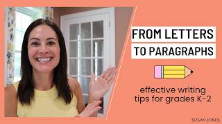 Writing in Kindergarten, First, and Second Grade: From Letters to Paragraphs / LIVE RECORDING