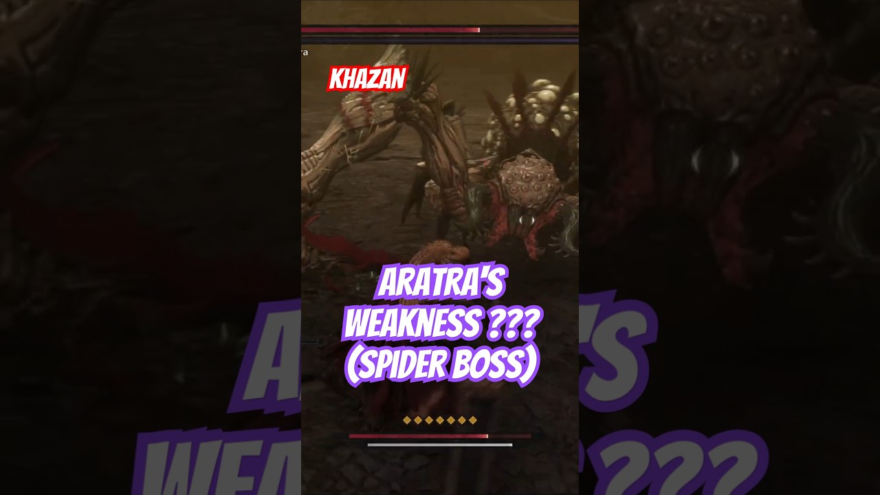 Aratra (Spider Boss) defeat strategy 