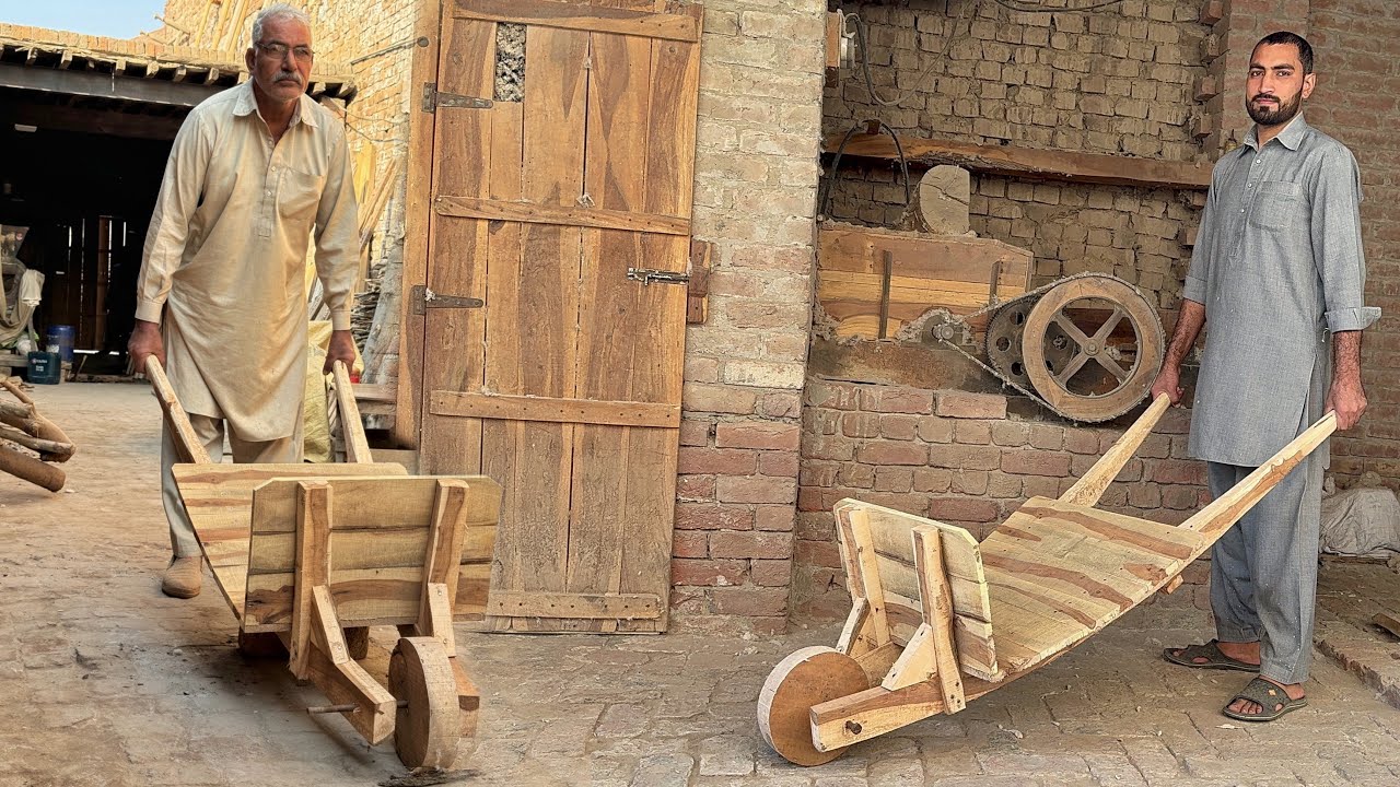 How to Build a Wooden Handcart | Step-by-Step Woodworking Project
