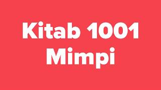 Sejarah Tafsir Arti Mimpi - Kitab 1001 Mimpi