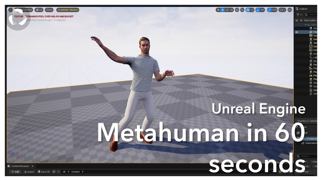 RADiCAL to Metahuman in 60 seconds | Unreal Engine 5.4