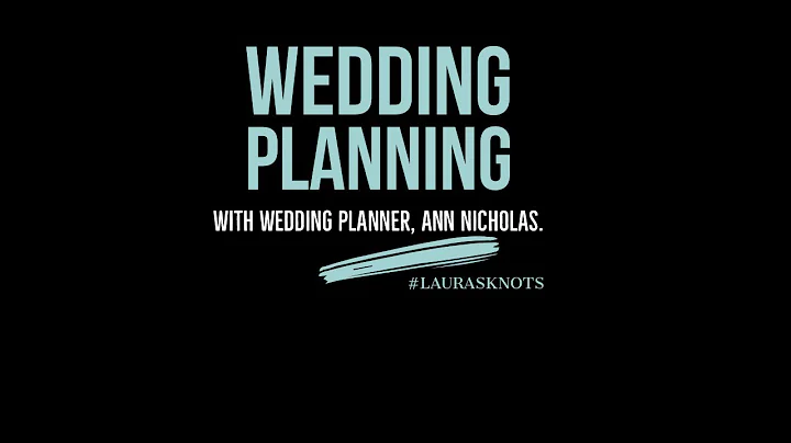 Wedding Planning Tips with Wedding Planner Ann Nic...