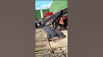 This Gravity-Based Unloading Trick Saves Hours of Manual Labor! 🏗️