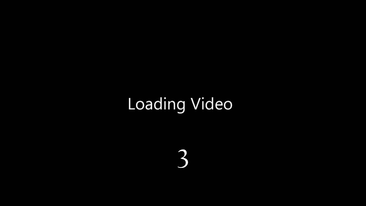 Continuous Loading Video Loading Video 54321 Countdown Animation - YouTube