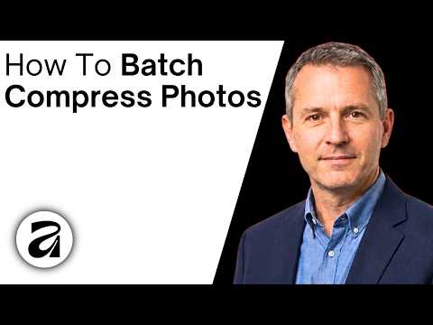 How To Batch Compress Photos With Affinity Photo