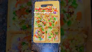 mini bread pizza 🍕🍕 #homemadepizza #homemaderecipe #recipe #viral #ramadan #shorts