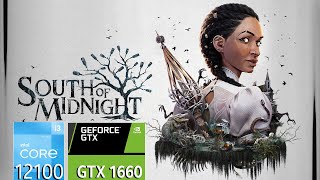 South of Midnight  | intel i3-12100 + ZOTAC GTX 1660 | GameBench | Gameplay | Walkthrough part. 1