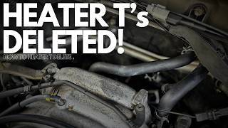 How To Delete Heater T’s on a 100 Series Land Cruiser / LX470 (Fix Coolant Issues!)
