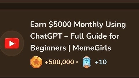 Memefi New Codes I Earn $5000 Monthly Using ChatGPT – Full Guide for Beginners | MemeGirls