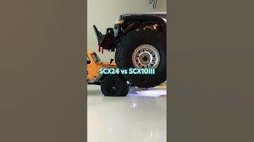 SCX24 vs SCX10III - who is stronger? #axial #scx10iii #scx24