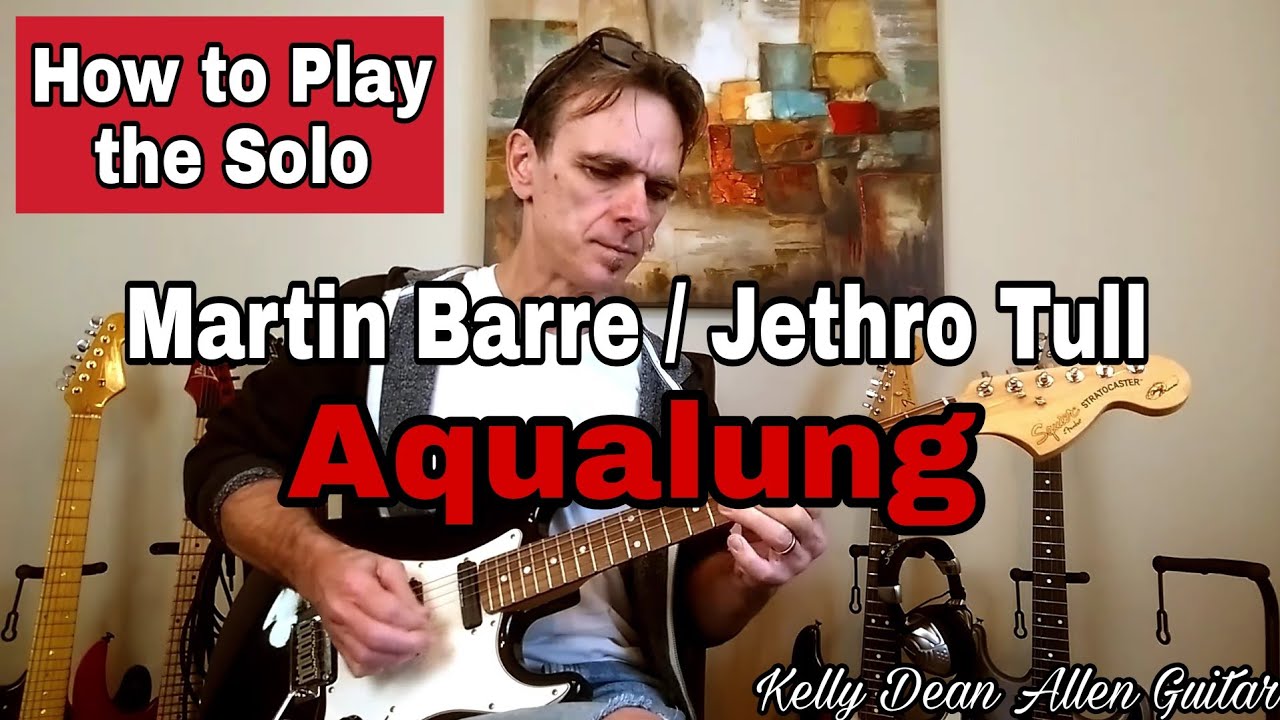 How to play the solo to Aqualung by Jethro Tull. Guitar lesson tutorial