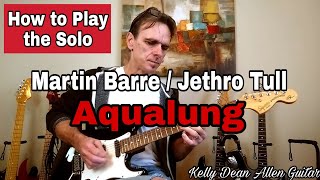 How to play the solo to Aqualung by Jethro Tull. Guitar lesson tutorial.