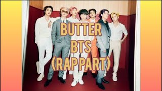 BTS - Butter (rap part) | 0.5 slowed with easy lyrics