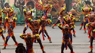 dinagyang2018 The Panayanon Tribe Performs For The International Audience At Iloilo