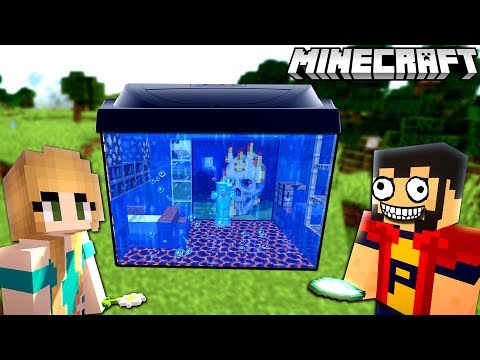 MINECRAFT | SUNTEM in ACVARIU ! DORMI IN APA ! WOW