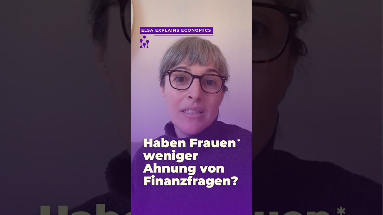 Financial literacy gap // Finanzbildung zum Frauenstreik - YouTube