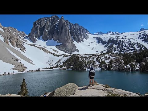 Hiking the Big Pine Lakes Trail after a Record Snow Year