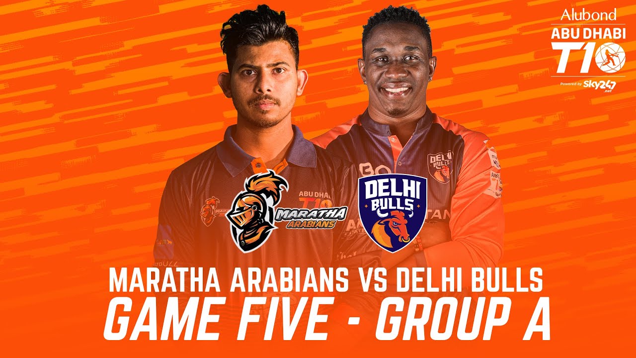 Match 5 HIGHLIGHTS I Maratha Arabians vs Delhi Bulls I Day 2 I Abu Dhabi T10 I Season 4