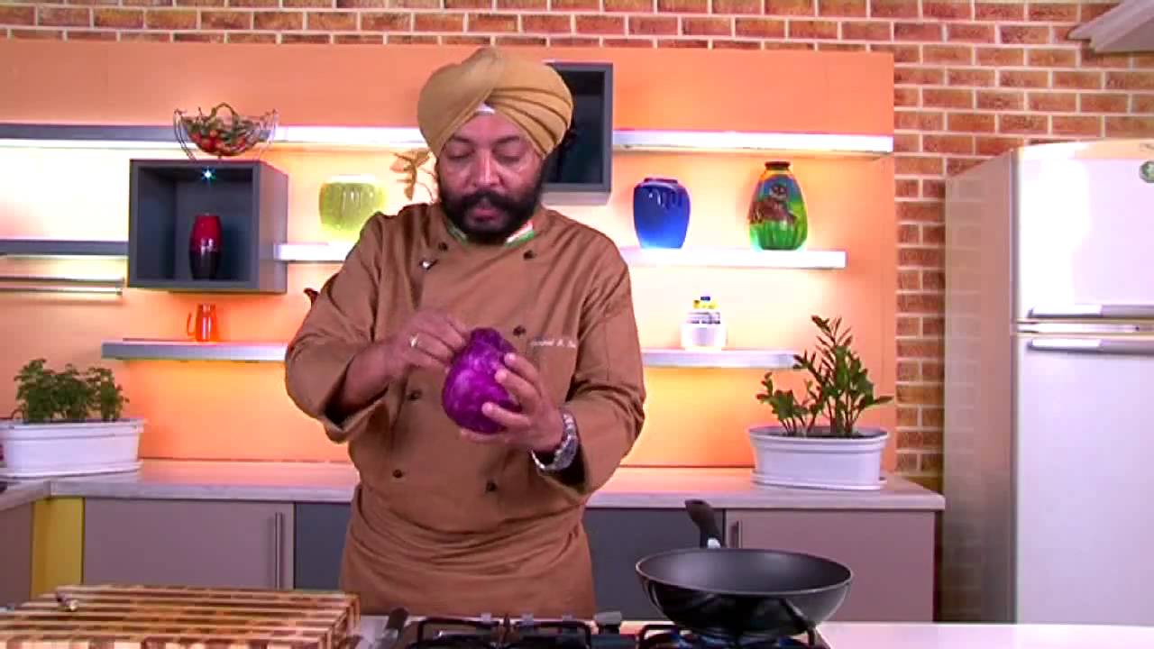 WARM RED CABBAGE SALAD | chefharpalsingh