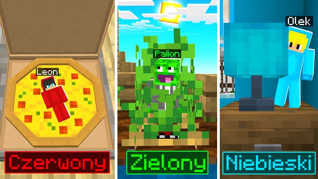 KOLOROWY CHOWANY w Minecraft! 🟢🔴🔵