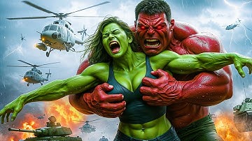 RED HULK vs SHE-HULK EPIC BATTLE! However, THOR