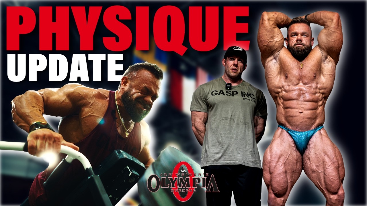 Physique Update 5 WEEKS OUT to the Olympia | BACK DAY | Check in with Coach Chris Tuttle