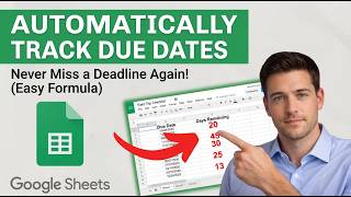 How to Calculate Days Until a Due Date in Google Sheets (Updated 2026 Step-by-Step Beginner Guide)