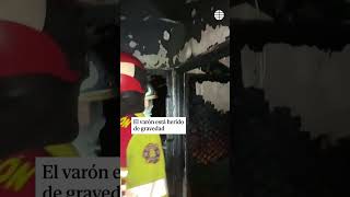 Herido de gravedad un hombre en el incendio de su vivienda en Alcorcón, Madrid
